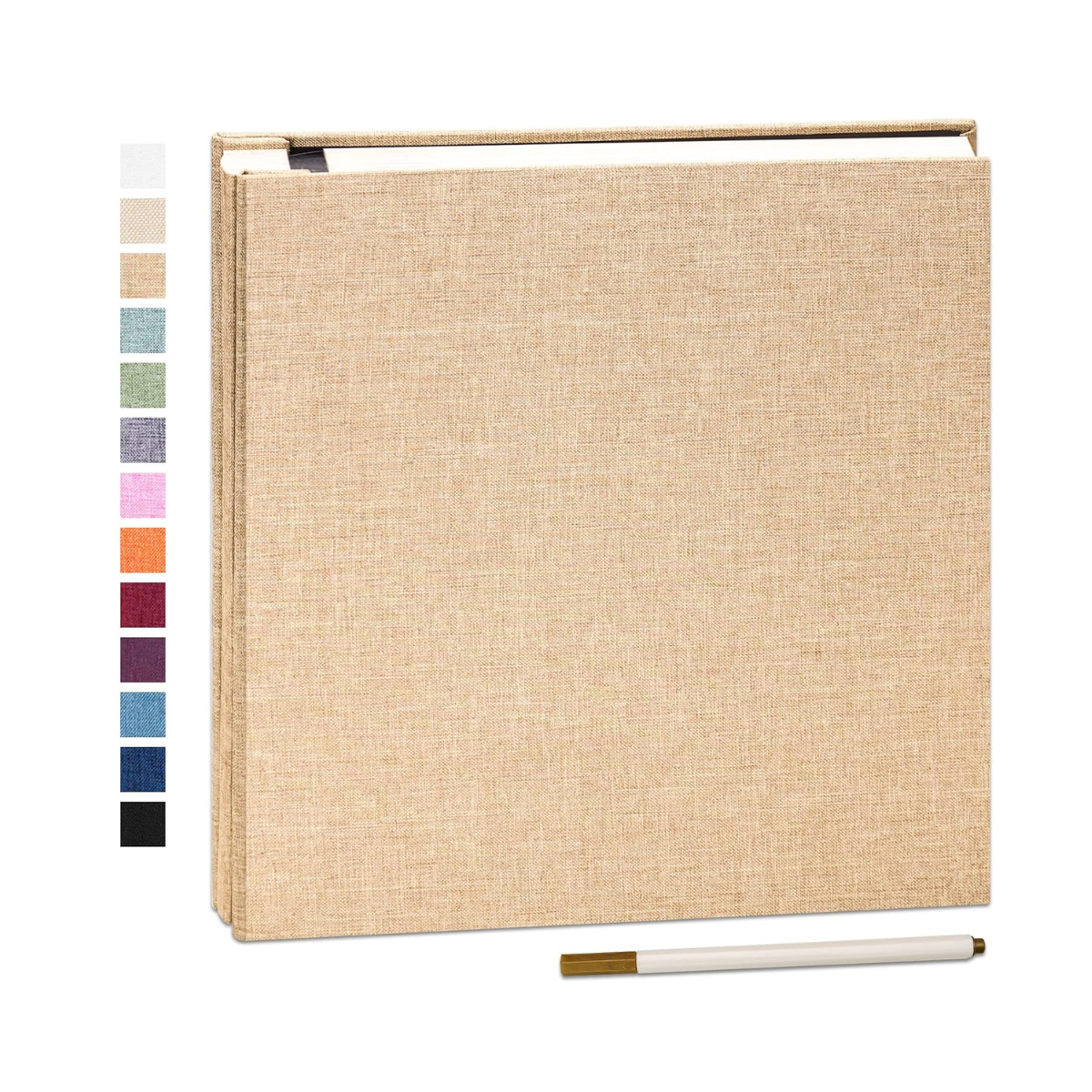 Yopih Linen Cover Self Adhesive Photo Album