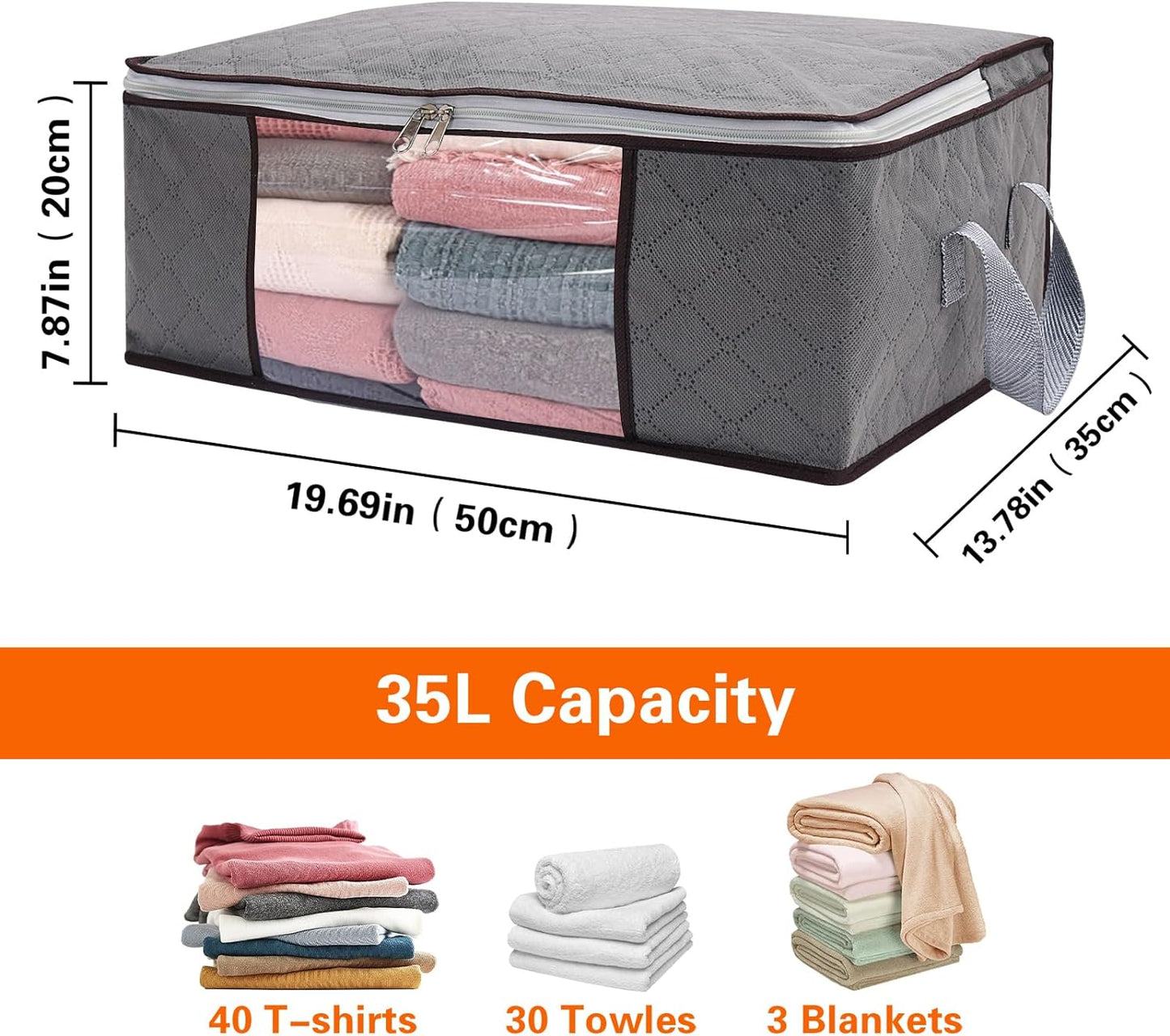 Yopih Portable 35L Storage Bags